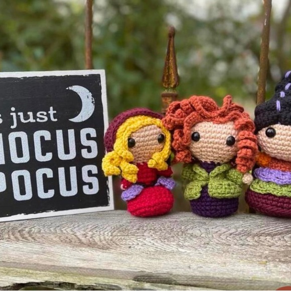 handmade Other - Crocheted Sanderson Sisters hocas pocas
